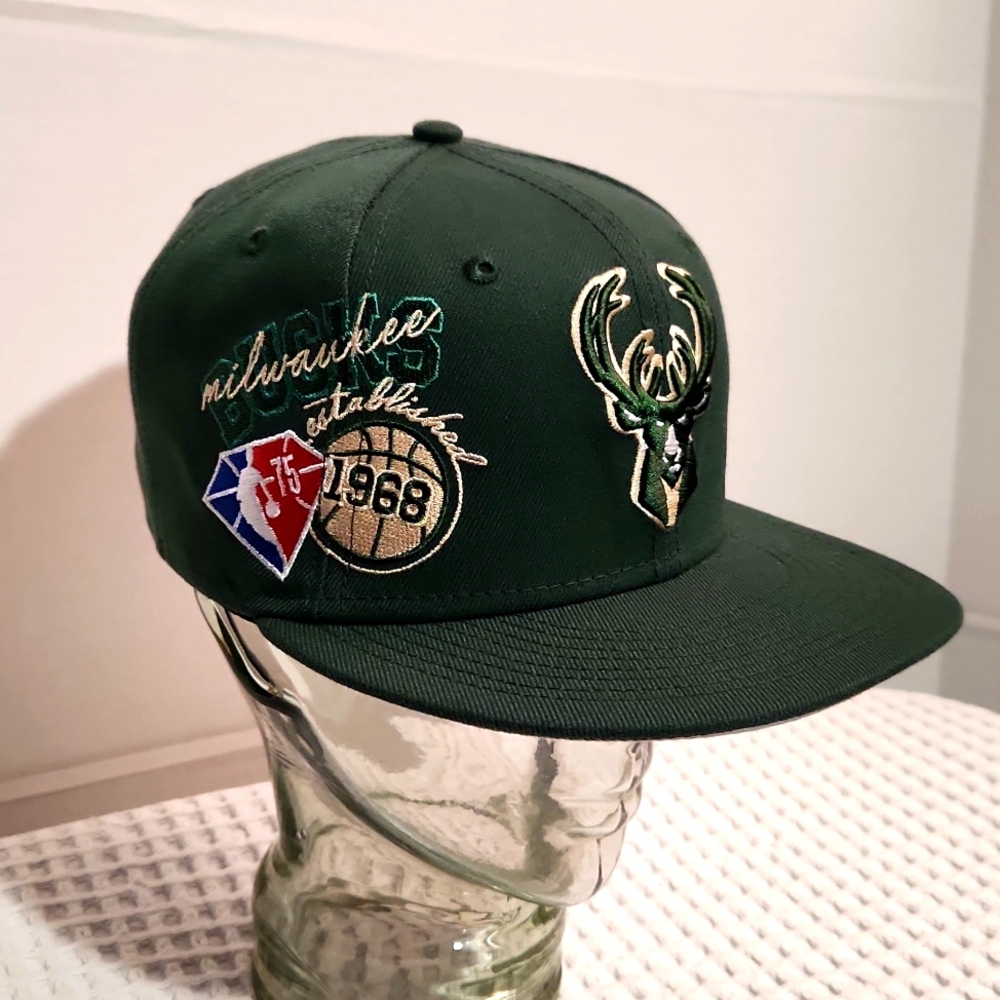 Milwaukee Bucks Anniversary NBA Ball Cap